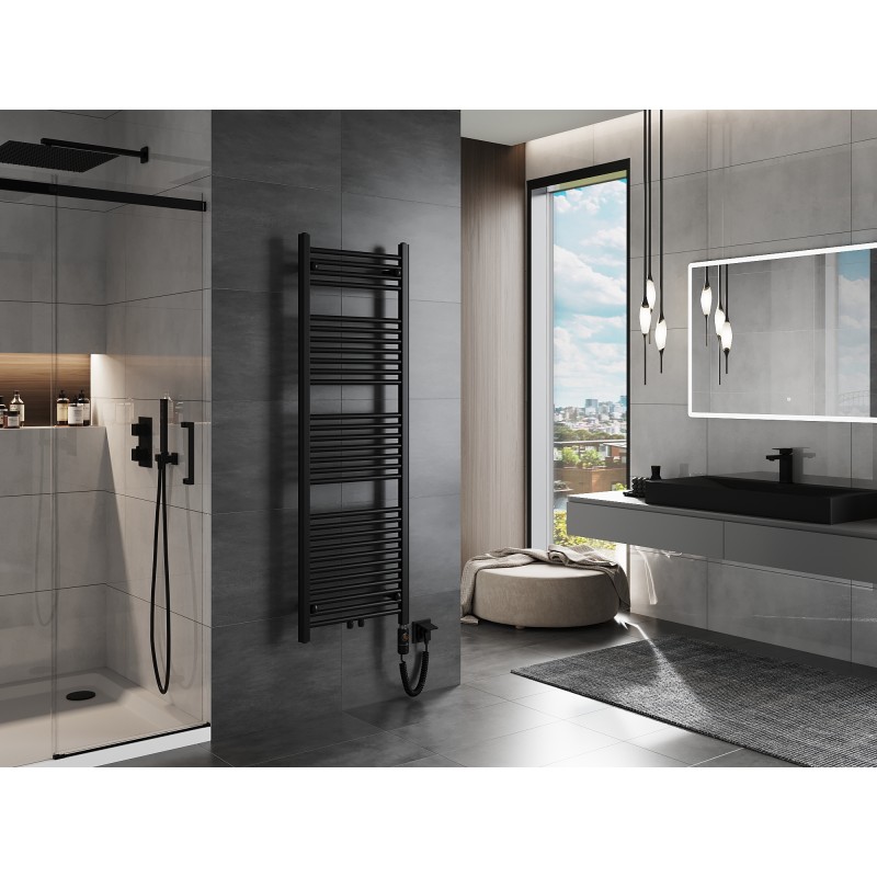 Mexen Mars електрически нагревател 1500 x 500 мм, 600 W, черен - W110-1500-500-2600-70