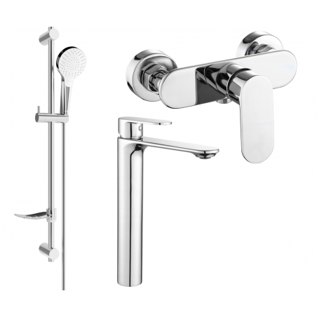 Mexen Milo DF05 комплект за душ, хром - 71314DF05-00