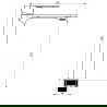 Mexen Milo DF05 комплект за душ, златен - 71314DF05-50