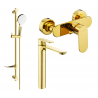 Mexen Milo DF05 душ комплект, златен - 71314DF05-50
