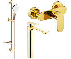 Mexen Milo DF05 душ комплект, златен - 71314DF05-50