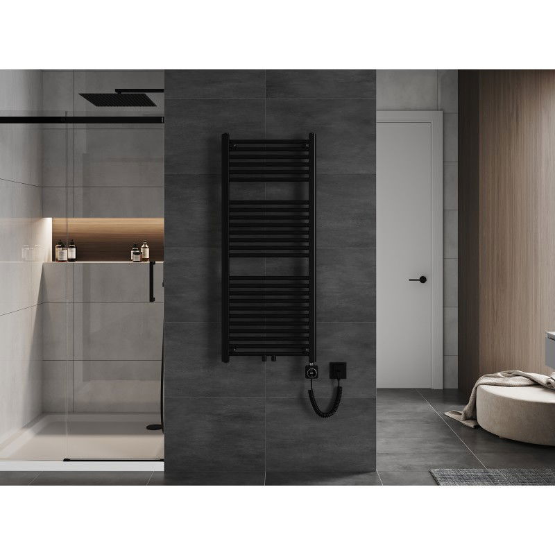 Mexen Mars електрически радиатор 1200 x 500 mm, 500 W, черен - W110-1200-500-6500-70