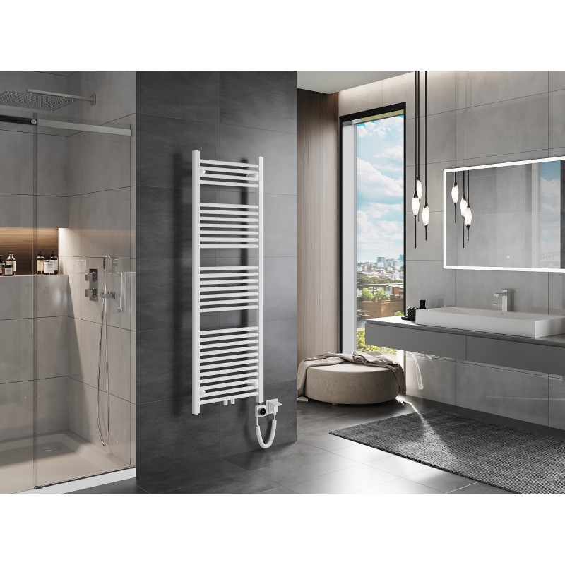Mexen Mars електрически нагревател 1500 x 500 мм, 600 W, бял - W110-1500-500-6600-20