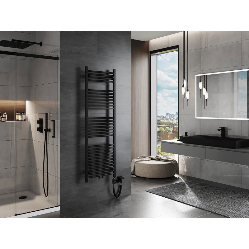 Mexen Mars електрически нагревател 1500 x 500 мм, 600 W, черен - W110-1500-500-6600-70