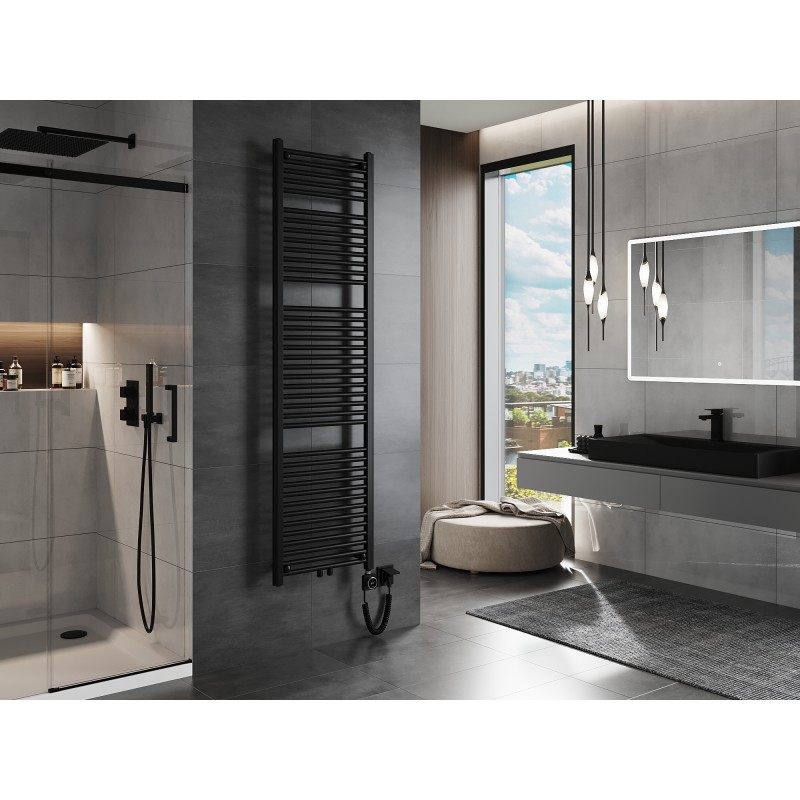 Mexen Mars електрически радиатор 1800 х 500 мм, 900 W, черен - W110-1800-500-6900-70