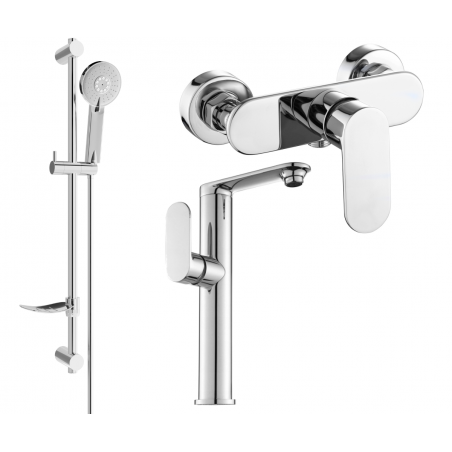 Mexen Milo DF40 комплект душ, хром - 713154DF40-00