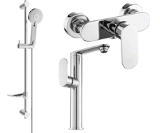 Mexen Milo DF40 комплект за душ, хром - 713154DF40-00