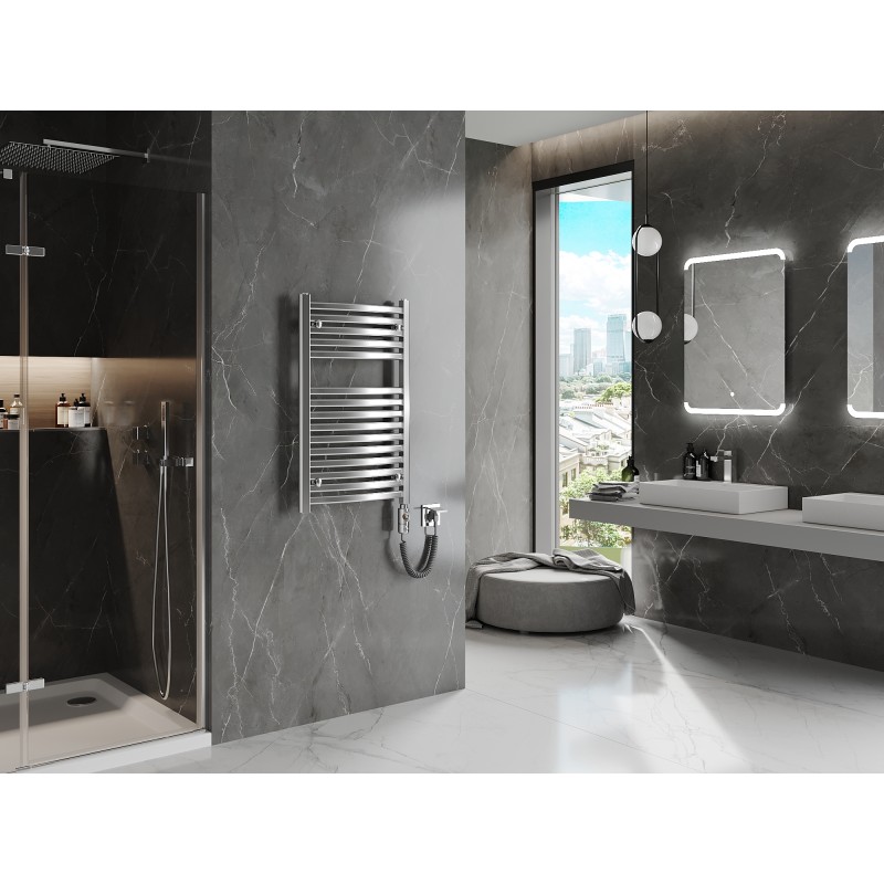 Mexen Helios електрически радиатор 800 x 500 mm, 300 W, хром - W103-0800-500-2300-01