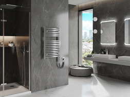 Mexen Helios електрически нагревател 800 x 500 мм, 300 W, хром - W103-0800-500-2300-01