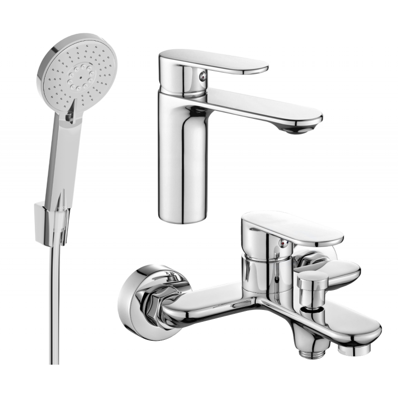 Mexen Milo Комплект R40 за вана, хром - 71303R40-00