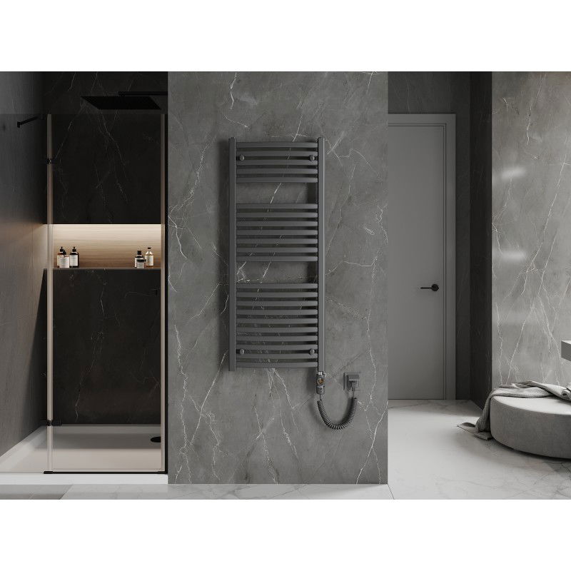 Mexen Helios електрически радиатор 1200 x 500 mm, 600 W, антрацит - W103-1200-500-2600-66