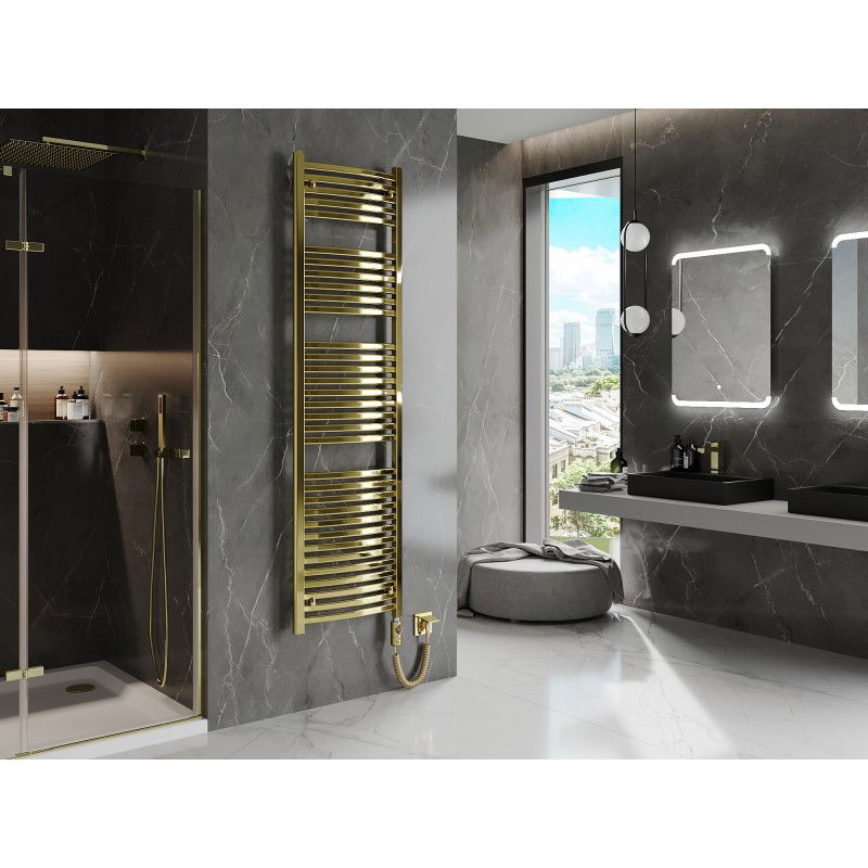 Mexen Helios електрически радиатор 1800 x 500 mm, 900 W, златен - W103-1800-500-2900-50