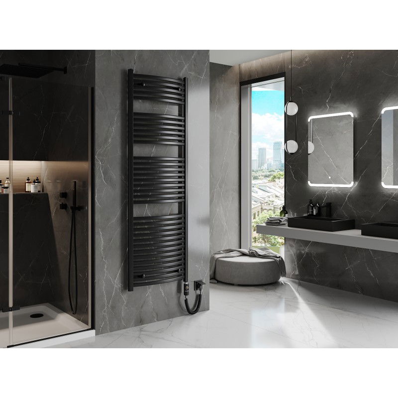 Mexen Helios електрически радиатор 1800 x 600 мм, 900 W, черен - W103-1800-600-2900-70