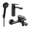 Mexen Milo R40 комплект за баня, черен - 71303R40-70