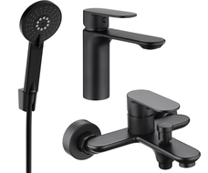 Mexen Milo R40 комплект за баня, черен - 71303R40-70