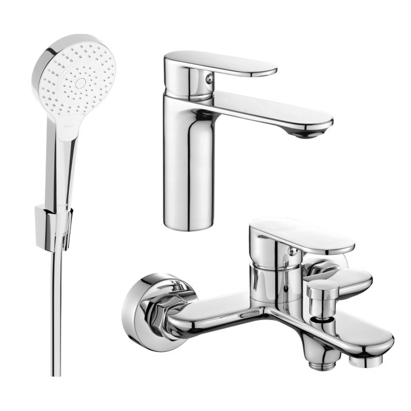 Mexen Milo R05 душов комплект, хром - 71303R05-00