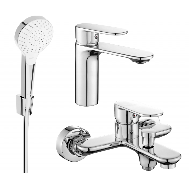 Mexen Milo R05 комплект за вана, хром - 71303R05-00