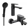 Mexen Milo R05 комплект за баня, черен - 71303R05-70