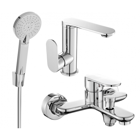 Mexen Milo Комплект за вана R40, хром - 713053R40-00