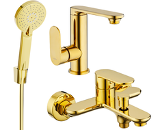 Mexen Milo R40 комплект за баня, златен - 713053R40-50