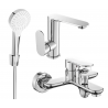 Mexen Milo R05 комплект за вана, хром - 713053R05-00