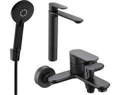 Mexen Milo R40 комплект за вана, черен - 71313R40-70