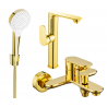 Mexen Milo R05 комплект за баня, златен - 713153R05-50