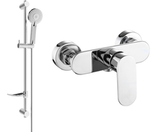 Mexen Milo DF40 душ батерия с душ комплект, хром - 7134R40-00