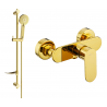 Mexen Milo DF40 душ батерия с душ комплект, златна - 7134R40-50
