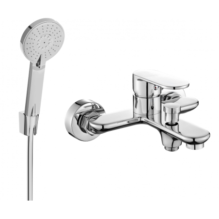 Mexen Milo Баня батерия R40 с душ комплект, хром - 7133R40-00