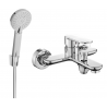 Mexen Milo Баня батерия R40 с душ комплект, хром - 7133R40-00
