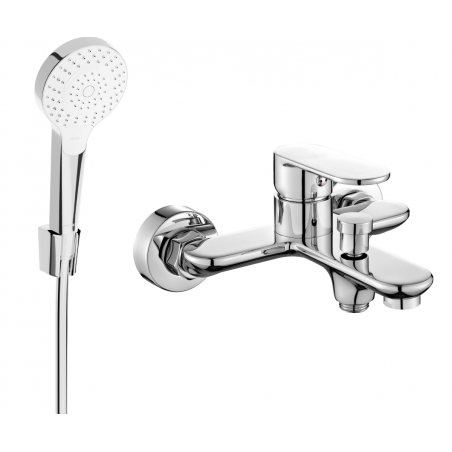 Mexen Milo R05 вана батерия със сет за душ, хром - 7133R05-00