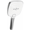 Mexen R-17 3-функционална ръкохватка за душ, хром/бяло - 79517-02