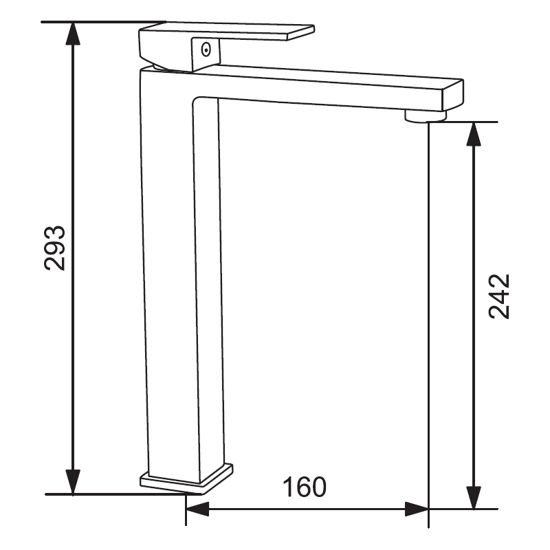 Mexen Uno DQ62 комплект за вана, хром - 71413DQ62-00