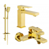 Mexen Uno DQ62 комплект за вана, златен - 71403DQ62-50