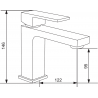 Mexen Uno R45 вана комплект, черен - 71403R45-70
