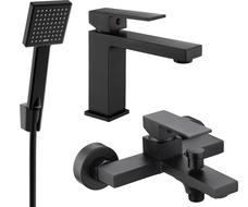 Mexen Uno R45 комплект за вана, черен - 71403R45-70