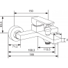 Mexen Uno R77 комплект за вана, златен - 71413R77-50