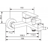 Mexen Uno R77 вана батерия с душ комплект, златна - 7143R77-50