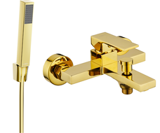 Mexen Uno R77 вана батерия с душ комплект, златна - 7143R77-50