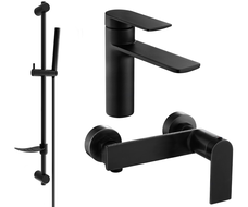 Mexen Zero DF70 Душ комплект, черен - 71104DF70-70