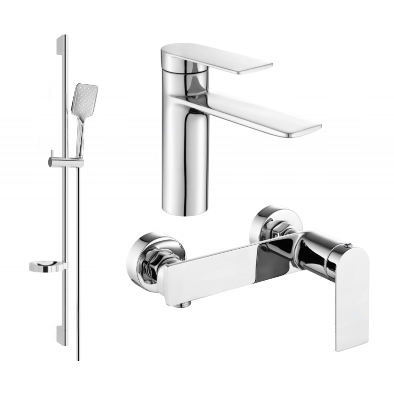 Mexen Zero DS62 комплект за душ, хром - 71104DS62-00