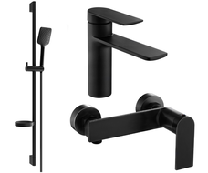 Mexen Zero DS62 комплект за душ, черен - 71104DS62-70