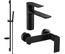 Mexen Zero DS70 комплект за душ, черен - 71104DS70-70