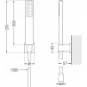 Mexen Zero R02 комплект за вана, хром - 71103R02-00