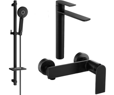 Mexen Zero DQ40 комплект душ, черен - 71114DQ40-70