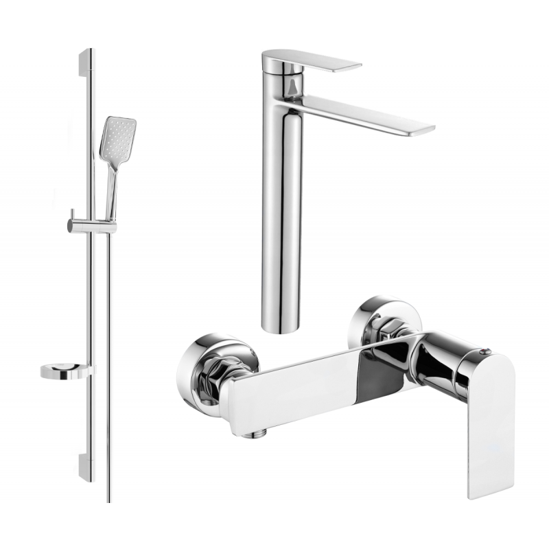 Mexen Zero DS62 душ комплект, хром - 71114DS62-00