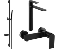 Mexen Zero DS70 комплект за душ, черен - 71114DS70-70