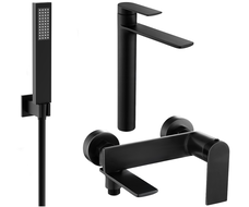 Mexen Zero R02 комплект за вана, черен - 71113R02-70