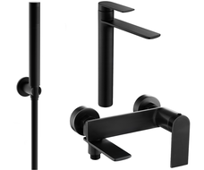 Mexen Zero R70 комплект за баня, черен - 71113R70-70